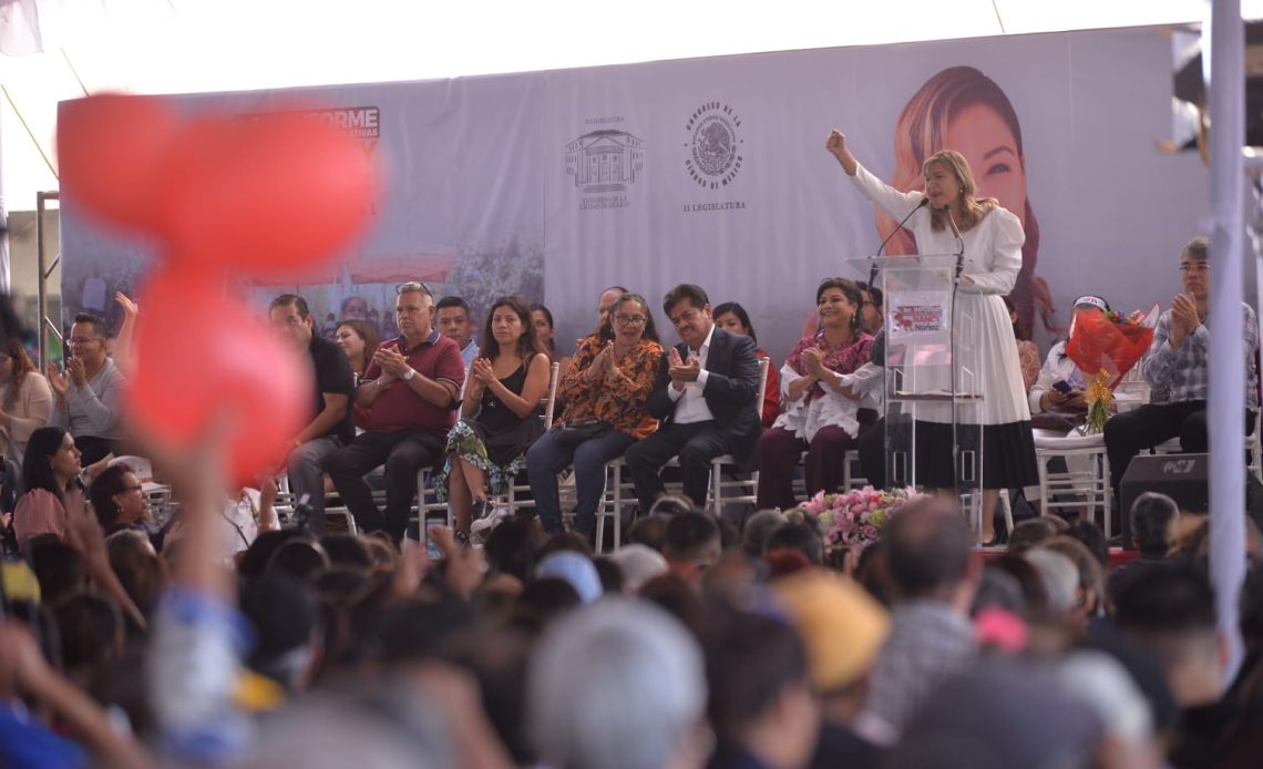 La diputada Nancy Núñez, vocera del grupo parlamentario de Morena en el Congreso de la Ciudad de México, dijo que buscará la candidatura de su partido a la Alcaldía Azcapotzalco, porque “los chintololos merecen mejor vida”, lo que sólo podrá lograrse, dijo, “con el proyecto de la Cuarta Transformación.