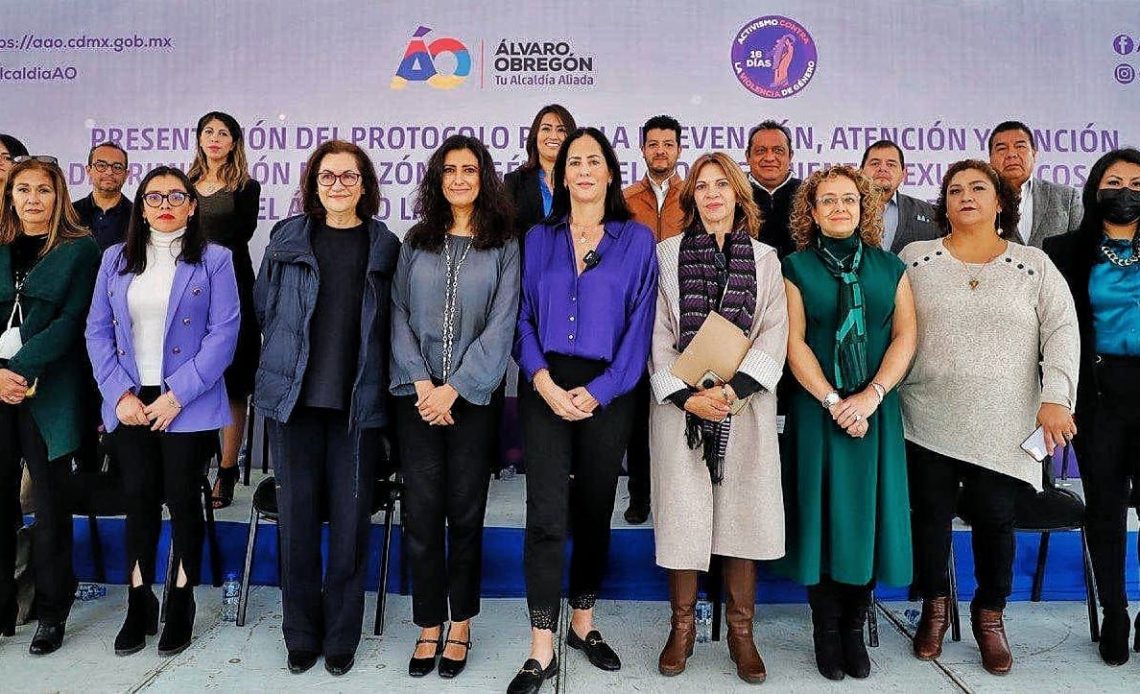 La alcaldesa Lía Limón instauró el Protocolo para la prevención, atención y erradicación de la discriminación en razón de género, el hostigamiento sexual y el acoso sexual en la demarcación.