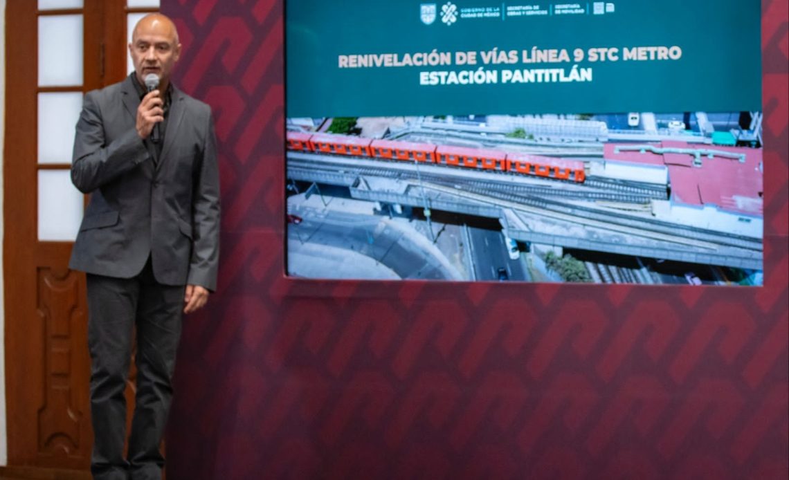 El secretario de Movilidad Andrés Lajous informó que, tres estaciones de la Línea 9 del Metro cerrarán durante cinco meses debido a la renivelación de las vías del tramo oriente. FOTO: GCDMX