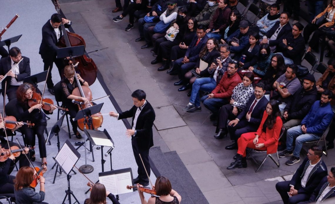 Para celebrar el mes del amor, el gobierno capitalino dio a conocer una serie de actividades que se llevarán a cabo durante febrero, porque “va a ser un mes de historia, amor, música y cultura”, expresó el jefe de Gobierno, Martí Batres, en la presentación del programa. Foto: GCDMX