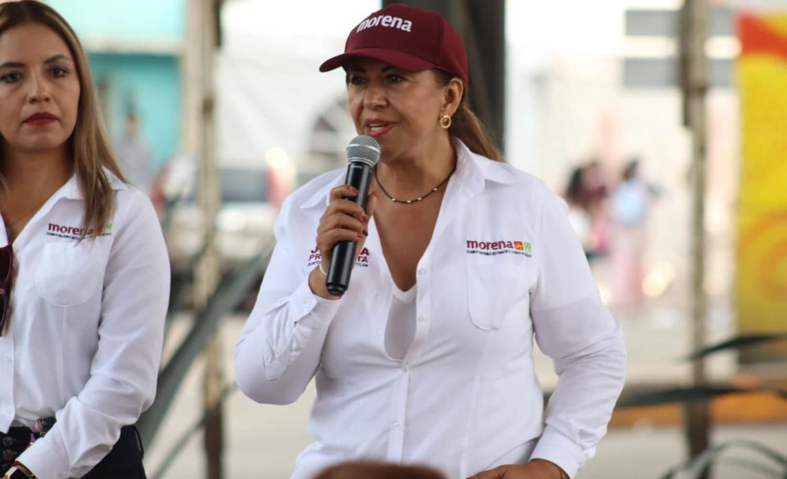 De ganar la elección, en Cuautitlán se habilitará el primer hospital veterinario público, anunció la  candidata a la presidencia municipal por la coalición “Sigamos haciendo historia en el Estado de México, Juanita Carrillo Luna. FOTO: Especial