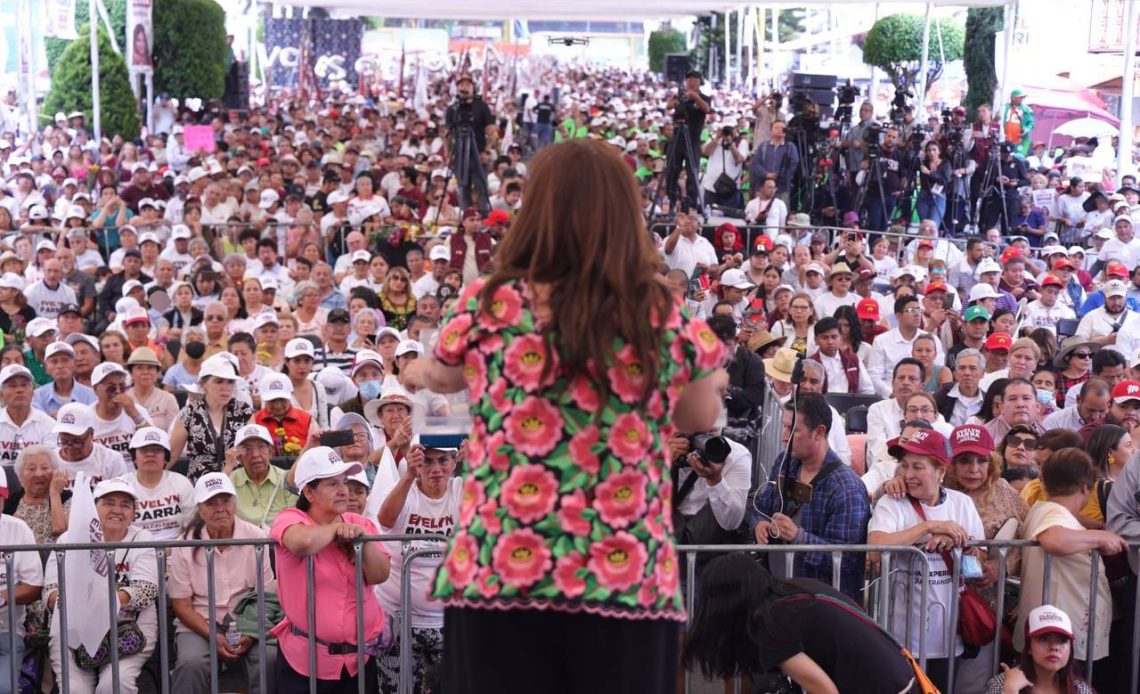 Clara Brugada, candidata a la Jefatura de Gobierno de la capital de México, dijo que, de ganar las elecciones el próximo 2 de junio, continuará con la transformación hacia una Ciudad más sustentable. FOTO: Especial