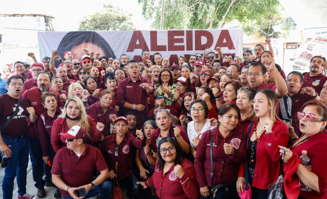 La candidata a la Alcaldía Iztapalapa, Aleida Alavez dijo que logrará un acuerdo que fortalezca los derechos laborales de los trabajadores en caso de que sea favorecida por el voto el próximo 2 de junio, y además dejó en claro que se acabó la venta de plazas en el gobierno de esa demarcación. FOTO: Especial