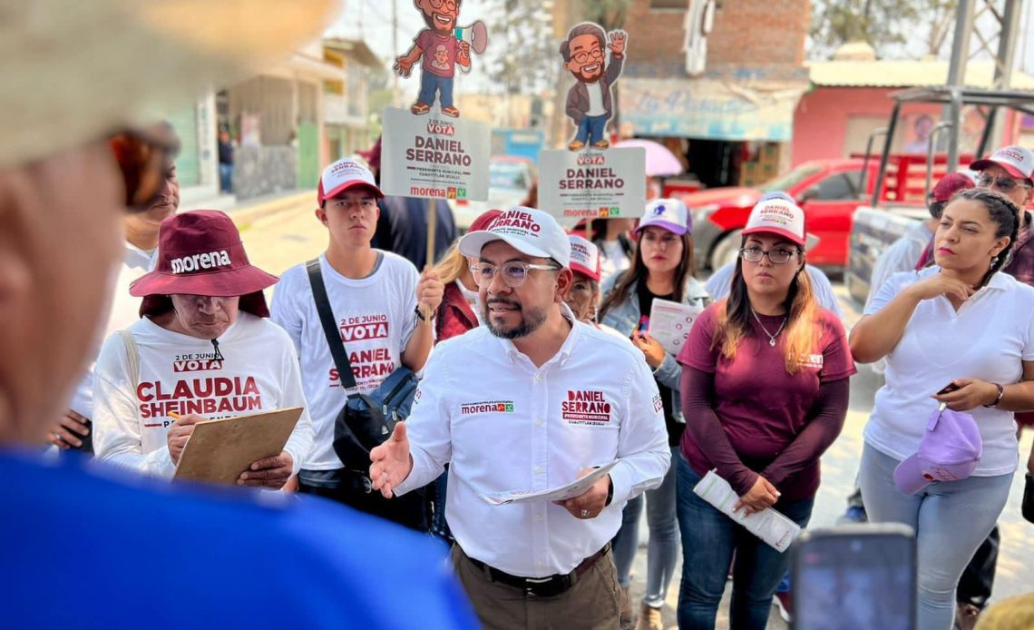 Daniel Serrano, dio a conocer que en su calidad de candidato a la presidencia municipal de Cuautitlán Izcalli pidió al Instituto Electoral del Estado de México la celebración de un debate con la candidata del "PRIAN". FOTO: Especial