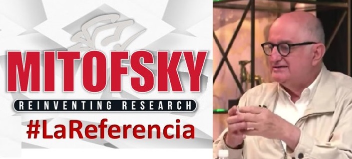 Roy Campos desvió recursos del INEGI para la elaboración de encuestas para la Presidencia de Carlos Salinas, el PRI, su propia empresa y la de sus cuates. Además, sin pagar un centavo se quedó con la marca "Mitofsky" al fallecer su fundador, Warren Mitofsky, en 2007. IMAGEN: Logo Consulta Mitofsky / De Video "Me Lo Dijo Adela"