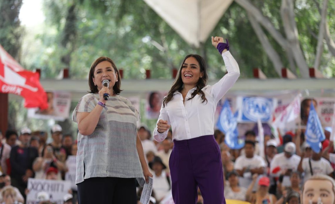 Xóchitl dijo que regresaran “las estancias infantiles y las escuelas de tiempo completo. Las mujeres que se hagan cargo de una persona discapacitada o que sean las encargadas de cuidarlas van a estar acompañadas”, dijo la panista. FOTO: Especial