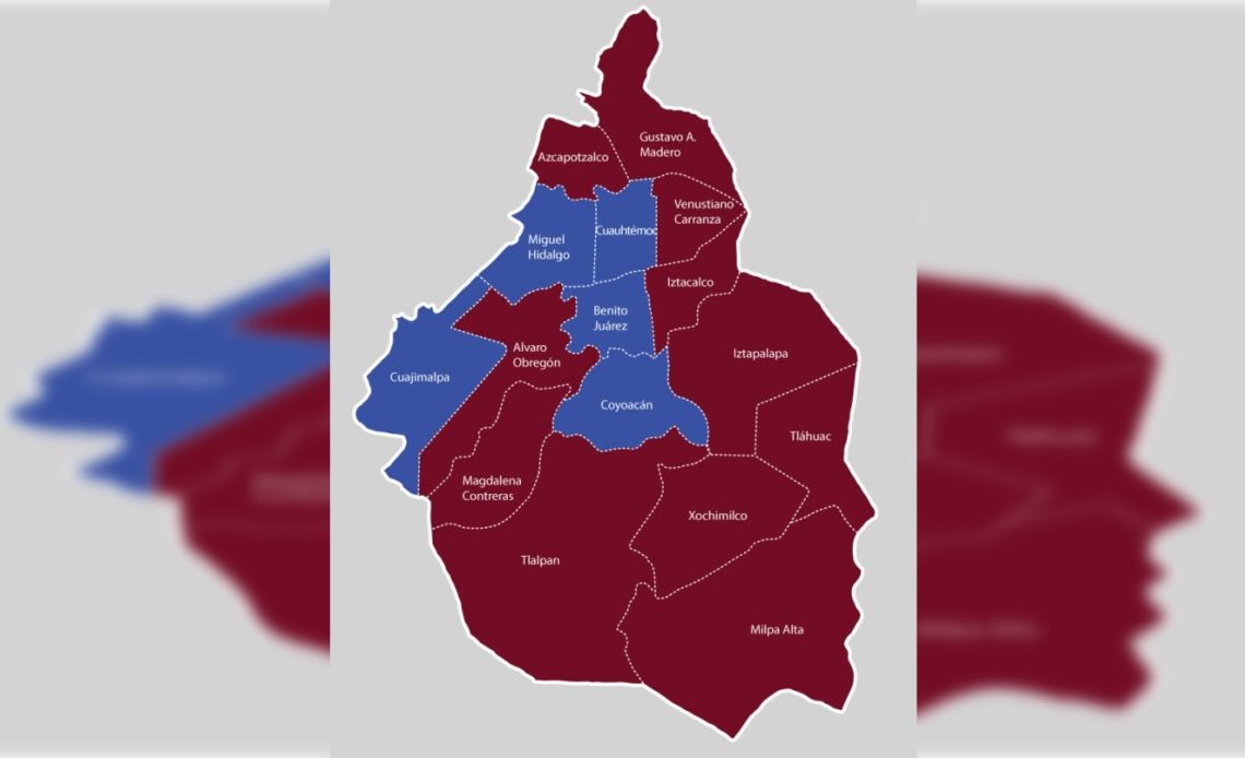 El PAN ganó las Alcaldías doradas de la Ciudad de México, las que más impuestos le generan a las arcas capitalinas, las que también más aportan al PIB de la Ciudad de México, e incluso de todo el país, proporcionalmente hablando. Y también las que son más competitivas, con mayor infraestructura y mejores servicios. IMAGEN: IECM