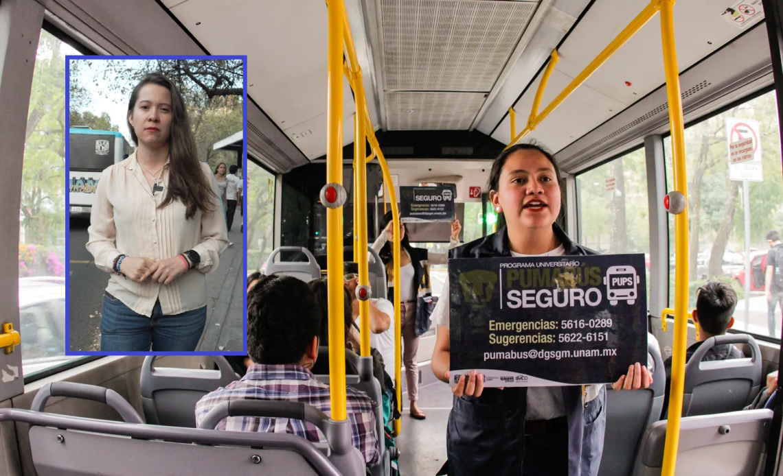 Astrid Espinosa Perera, secretaria de Formación y Capacitación del PAN CDMX, denunció que los pinchazos ya son un “cáncer” para el sistema de transporte público y el que hayan llegado hasta Ciudad Universitaria es más preocupante. FOTO: Especial