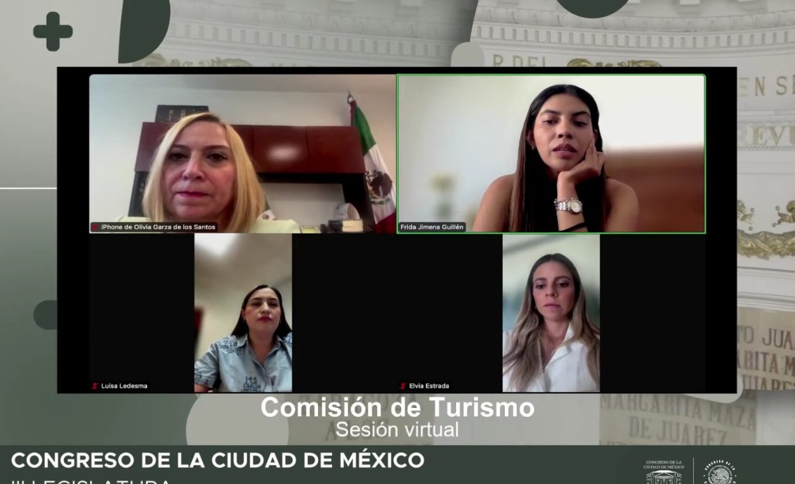 La Comisión de Turismo del Congreso capitalino aprobó el formato para la convocatoria y las bases para la entrega de la Medalla al Mérito Turístico “Embajadora o embajador turístico de la Ciudad de México”.
