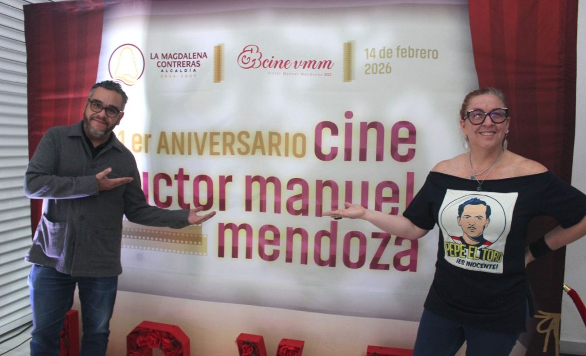 La Alcaldía La Magdalena Contreras celebró este 14 de febrero el primer aniversario de la reapertura del Cine Víctor Manuel Mendoza, mejor conocido como “El Piojito”, con una función especial de Frankenstein, dirigida por Guillermo del Toro, una de las películas más nominadas en la temporada de premios 2025–2026, incluida la 98 edición de los Premios Oscar. FOTO: Especial