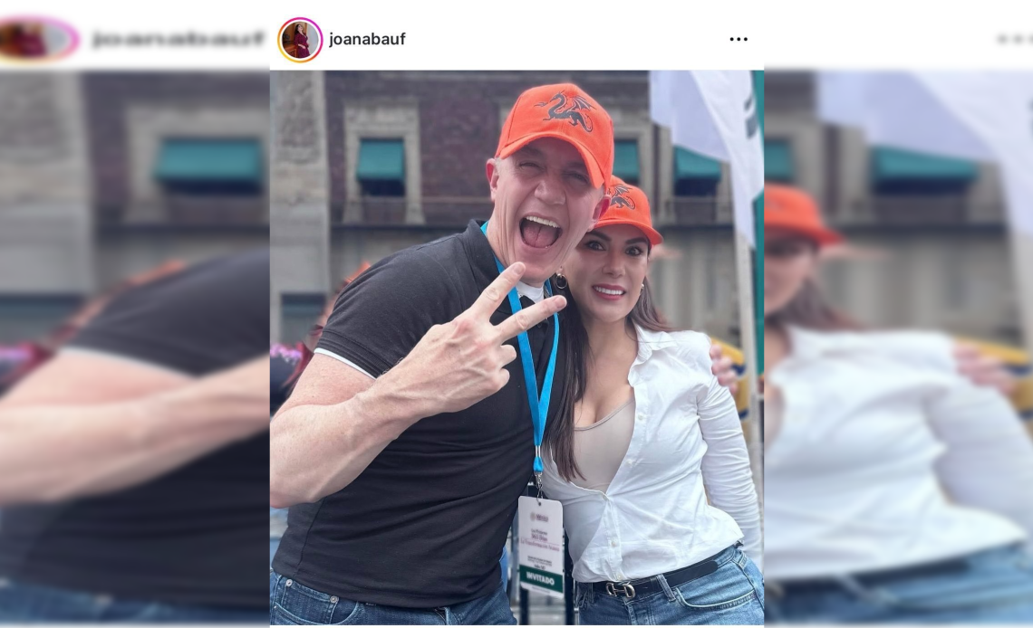 FOTO: Facebook Joana Marlen Bautista. Contexto: en la concentración por el primer año del inicio del Gobierno de Claudia Sheinbaum.