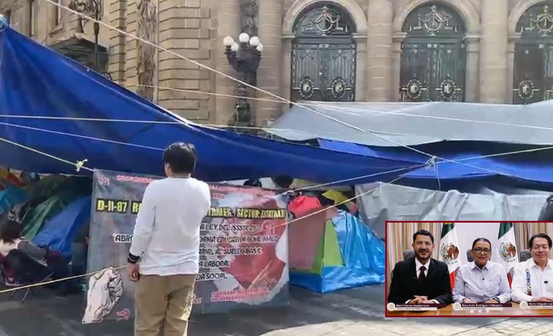 La incapacidad política del Gobierno federal para sentar a negociar y aplacar a la CNTE causa también fuertes estragos al Congreso de la Ciudad de México y todo el entorno en el que laboran miles de personas y hay cientos de comercios, además de que es sitio de tránsito de neurálgico del Centro Histórico. FOTOS: Magacín CDMX